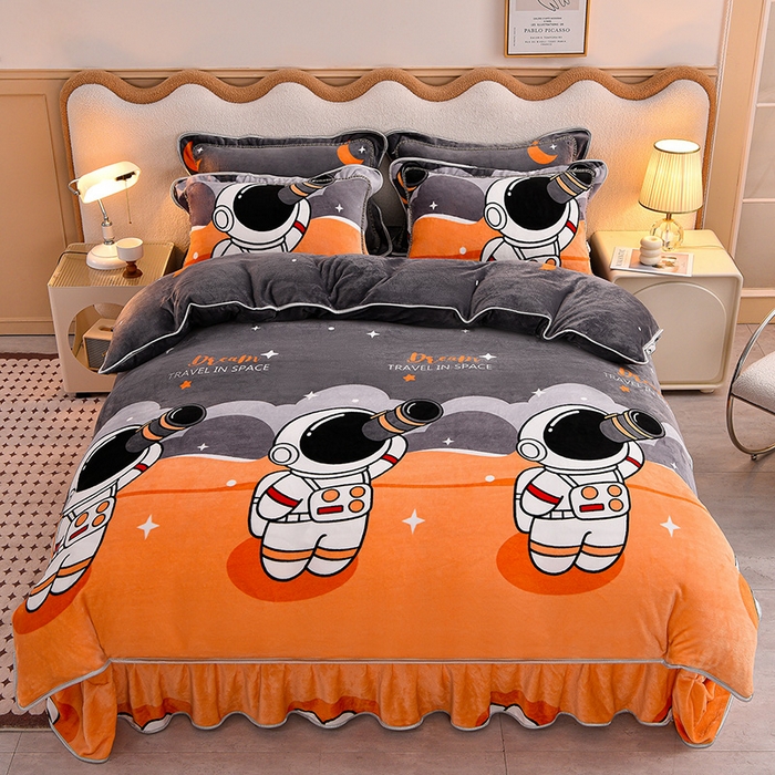 91家纺网 家纺一手货源 找家纺 （总）佳品居 2025新款7斤牛奶绒四件套