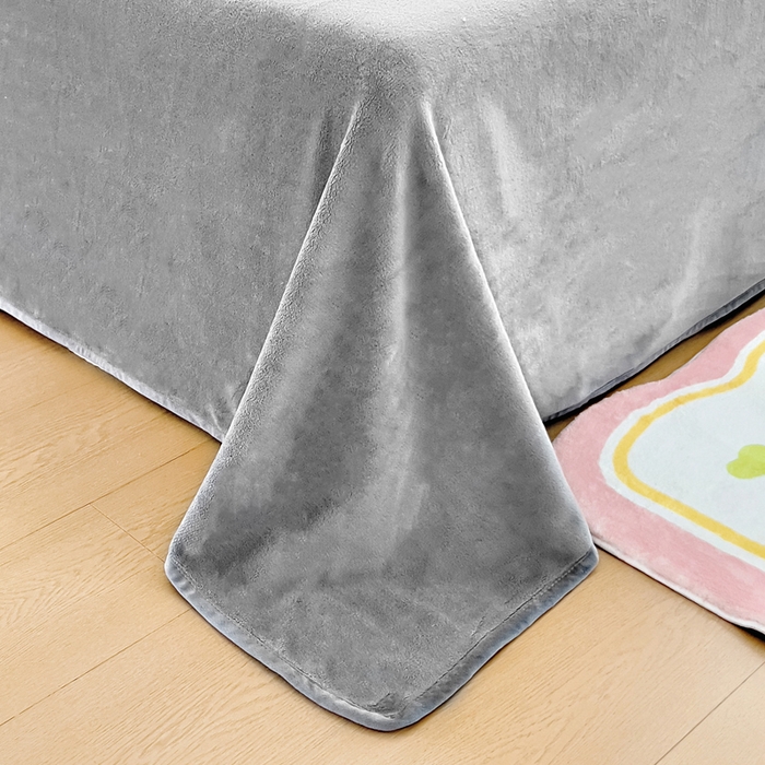 91家纺网 家纺一手货源 找家纺 琪琪阁家纺 2025新款A类全棉纯棉加牛奶绒包边款单被套四件套 布兰卡