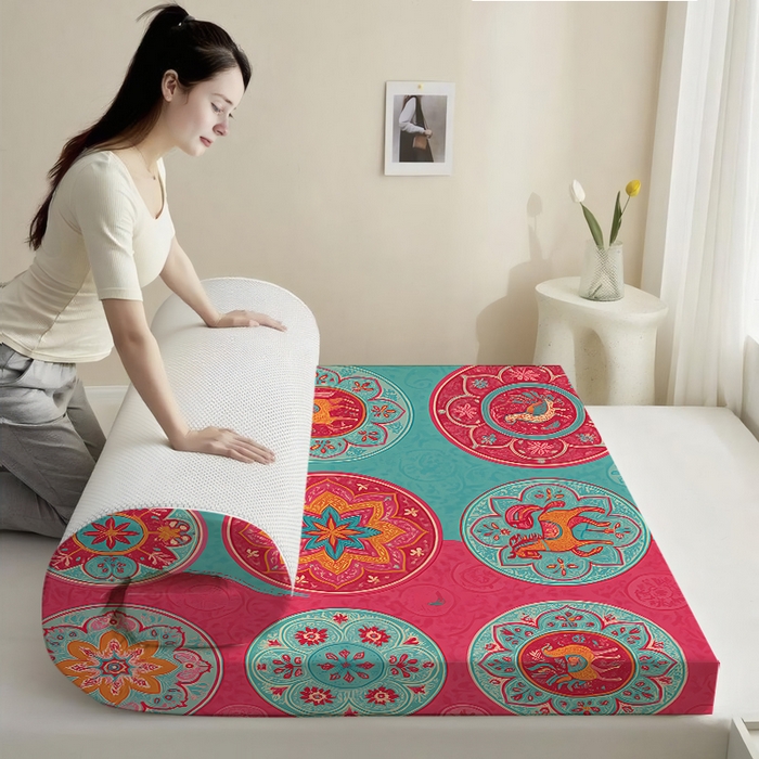 91家纺网 家纺一手货源 找家纺 （总1）余杉2025新款跨境海绵床垫可拆洗记忆棉褥子temu希音集采shein亚马逊速卖通第二批