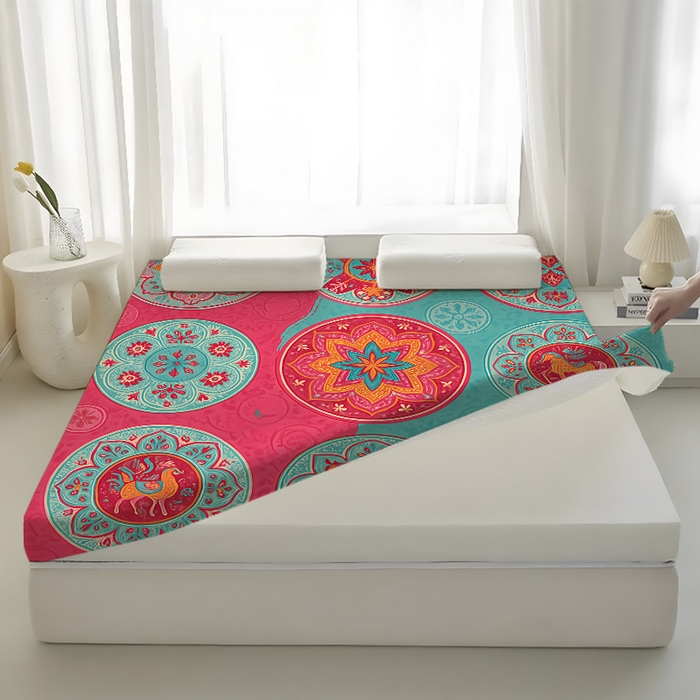 91家纺网 家纺一手货源 找家纺 （总1）余杉2025新款跨境海绵床垫可拆洗记忆棉褥子temu希音集采shein亚马逊速卖通第二批