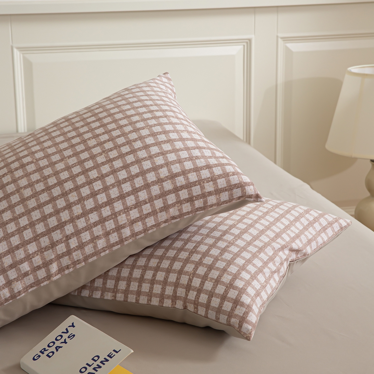 91家纺网 家纺一手货源 找家纺 绫韵家纺 2025秋冬新款印花全棉磨毛冬季加厚纯棉磨毛三件套四件套系列 华夫咖