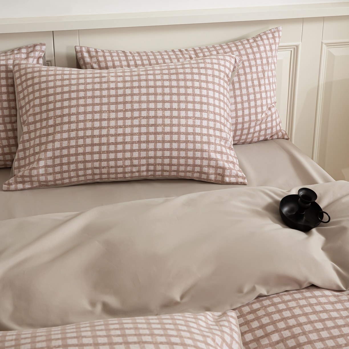 91家纺网 家纺一手货源 找家纺 绫韵家纺 2025秋冬新款印花全棉磨毛冬季加厚纯棉磨毛三件套四件套系列 华夫咖