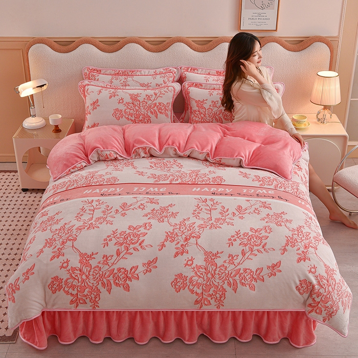 91家纺网 家纺一手货源 找家纺 （总）佳品居 2025新款7斤牛奶绒四件套