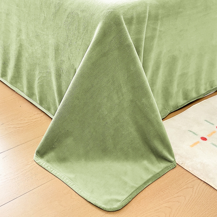 91家纺网 家纺一手货源 找家纺 琪琪阁家纺 2025新款A类全棉纯棉加牛奶绒包边款单被套四件套 呆萌宝贝