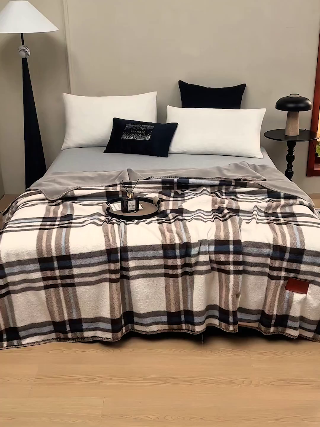 91家纺网 家纺一手货源 找家纺 （总）肖恩毯业 2025新款仿羊绒毛毯羊驼绒绵羊绒毯