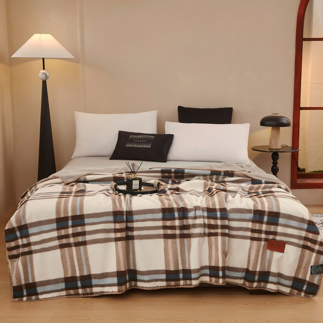 91家纺网 家纺一手货源 找家纺 （总）肖恩毯业 2025新款仿羊绒毛毯羊驼绒绵羊绒毯