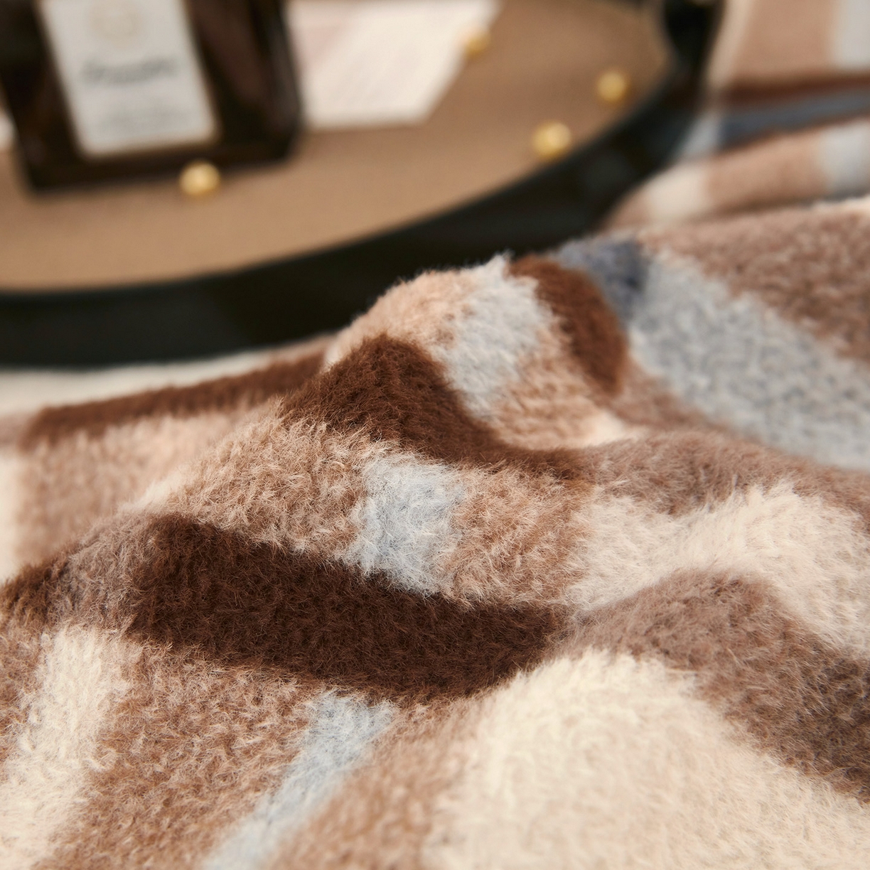 91家纺网 家纺一手货源 找家纺 （总）肖恩毯业 2025新款仿羊绒毛毯羊驼绒绵羊绒毯