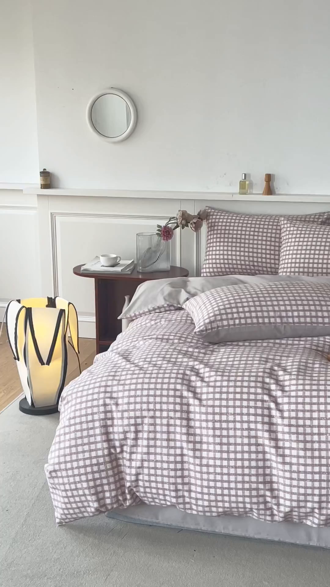 91家纺网 家纺一手货源 找家纺 绫韵家纺 2025秋冬新款印花全棉磨毛冬季加厚纯棉磨毛三件套四件套系列 华夫咖