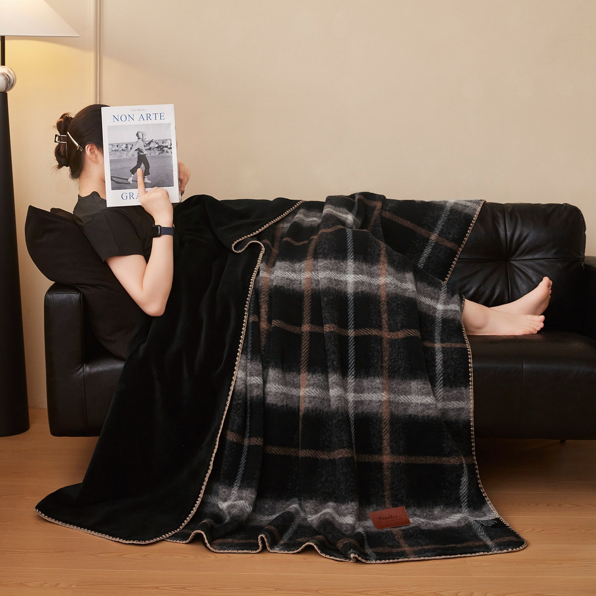 91家纺网 家纺一手货源 找家纺 （总）肖恩毯业 2025新款仿羊绒毛毯羊驼绒绵羊绒毯