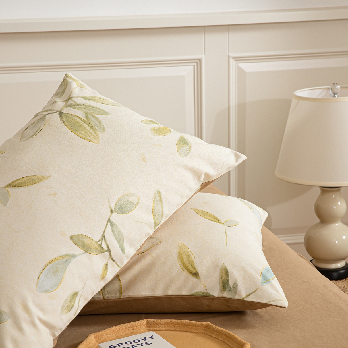 91家纺网 家纺一手货源 找家纺 绫韵家纺 2025秋冬新款印花全棉磨毛冬季加厚纯棉磨毛三件套四件套系列 乐莹-米