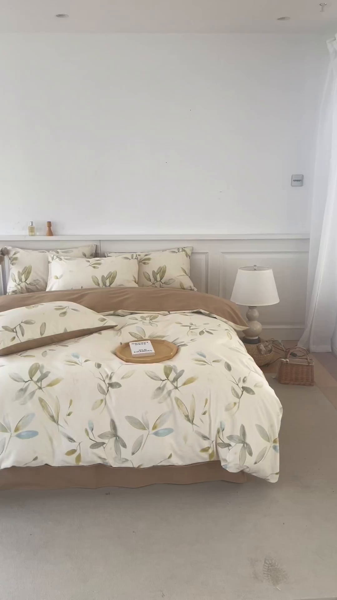 91家纺网 家纺一手货源 找家纺 绫韵家纺 2025秋冬新款印花全棉磨毛冬季加厚纯棉磨毛三件套四件套系列 乐莹-米