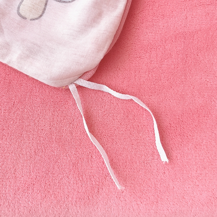 91家纺网 家纺一手货源 找家纺 琪琪阁家纺 2025新款A类全棉纯棉加牛奶绒包边款单被套四件套 可乐贝儿