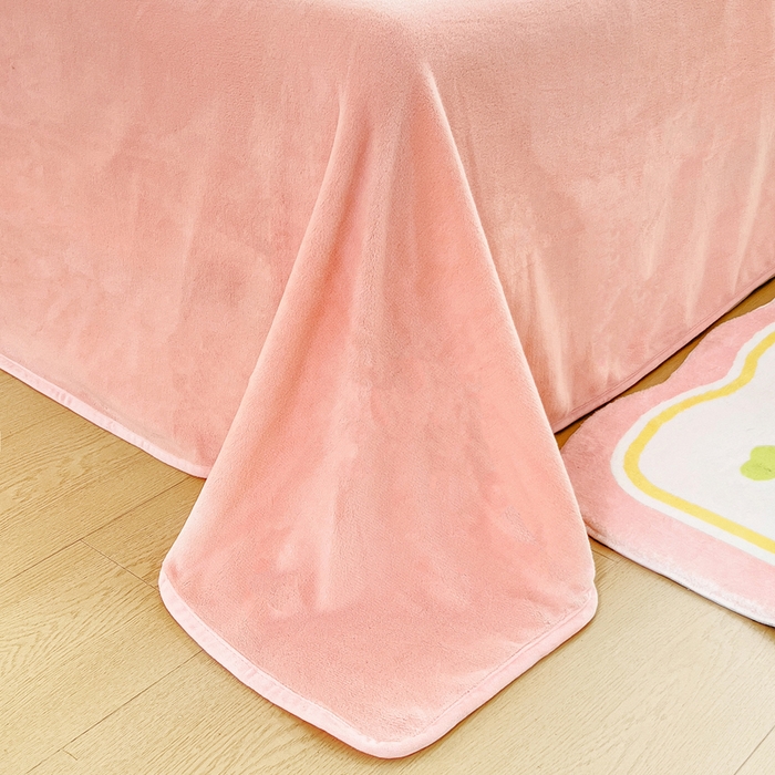 91家纺网 家纺一手货源 找家纺 琪琪阁家纺 2025新款A类全棉纯棉加牛奶绒包边款单被套四件套 麦穗飘香