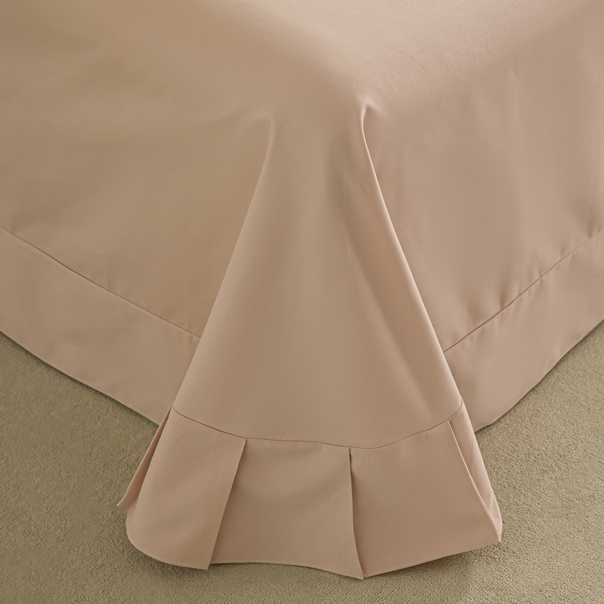 91家纺网 家纺一手货源 找家纺 绫韵家纺 2025秋冬新款印花全棉磨毛冬季加厚纯棉磨毛三件套四件套系列 邻家小院粉