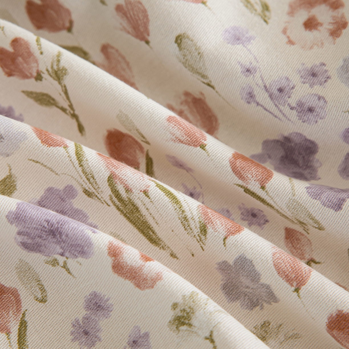 91家纺网 家纺一手货源 找家纺 绫韵家纺 2025秋冬新款印花全棉磨毛冬季加厚纯棉磨毛三件套四件套系列 邻家小院粉