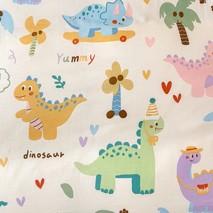 91家纺网 家纺一手货源 找家纺 琪琪阁家纺 2025新款A类全棉纯棉加牛奶绒包边款单被套四件套 奇妙之旅