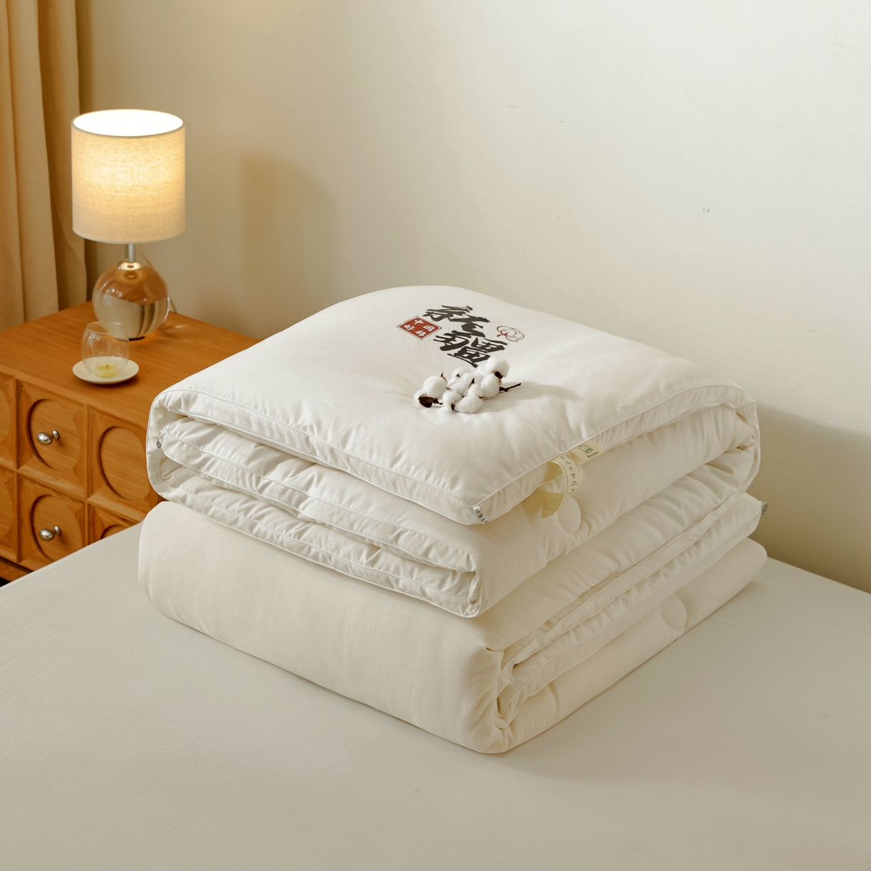 91家纺网 家纺一手货源 找家纺 （总）雯雨家纺 2025新款100%双边立体麻绳棉花冬被被子被芯