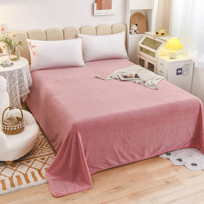 91家纺网 家纺一手货源 找家纺 琪琪阁家纺 2025新款A类全棉纯棉加牛奶绒包边款单被套四件套 汪星人