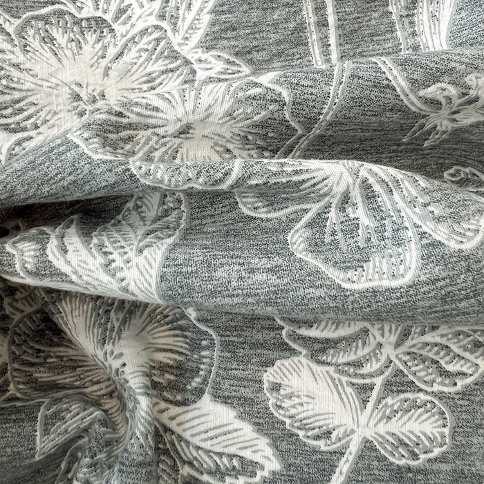 91家纺网 家纺一手货源 找家纺 鑫利来家纺 2025新款加厚高克重亚麻复古原麻皱皱纱印花法式花边四件套 蝶梦