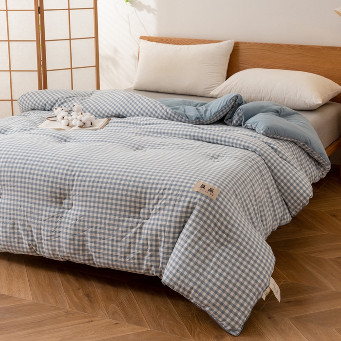 91家纺网 家纺一手货源 找家纺 （总）雯雨家纺 2025新款100%里外全棉纯棉新疆棉花被冬被春秋被夏凉被四季被