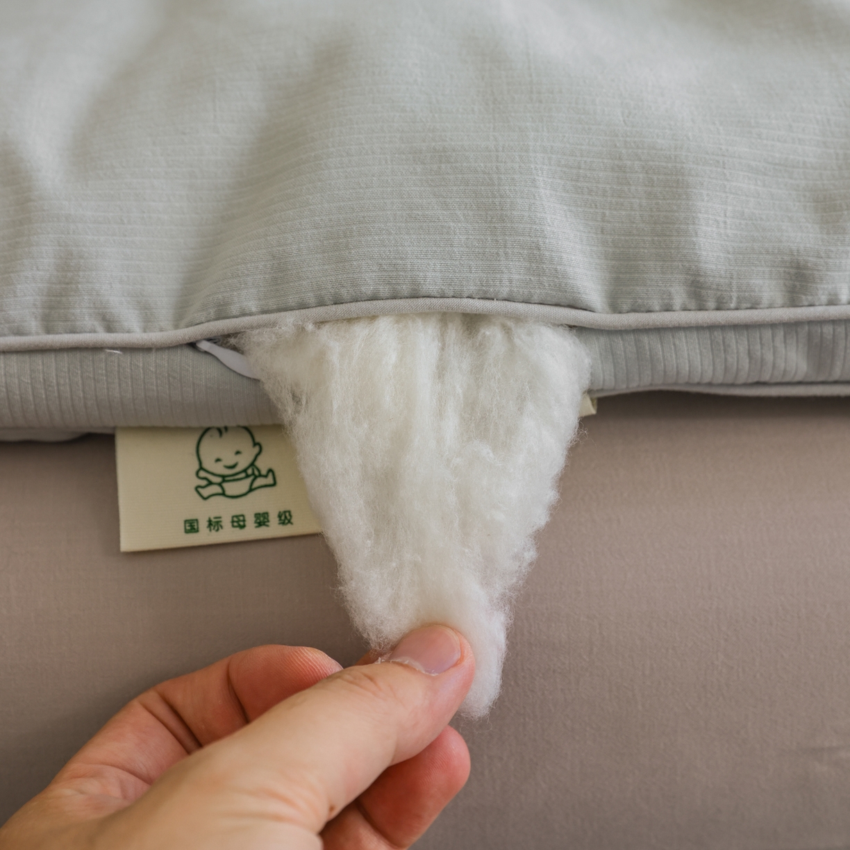 91家纺网 家纺一手货源 找家纺 雯雨家纺 2025新款100%双边立体麻绳棉花冬被被子被芯 双边立体棉花被-灰色