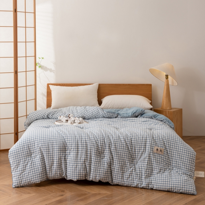 91家纺网 家纺一手货源 找家纺 （总）雯雨家纺 2025新款100%里外全棉纯棉新疆棉花被冬被春秋被夏凉被四季被