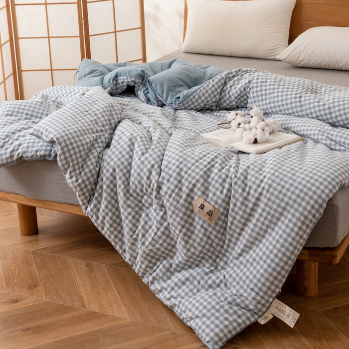 91家纺网 家纺一手货源 找家纺 （总）雯雨家纺 2025新款100%里外全棉纯棉新疆棉花被冬被春秋被夏凉被四季被