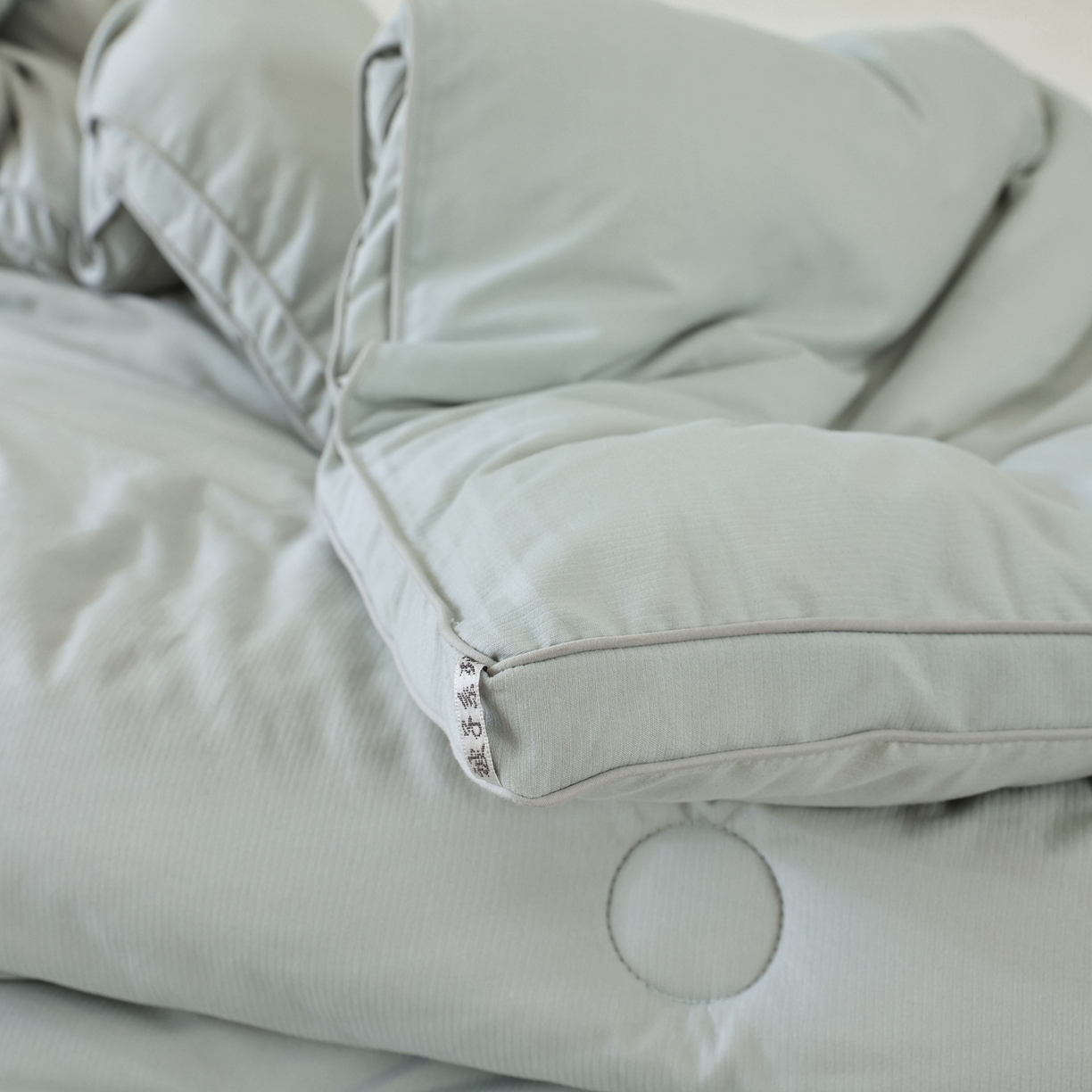 91家纺网 家纺一手货源 找家纺 雯雨家纺 2025新款100%双边立体麻绳棉花冬被被子被芯 双边立体棉花被-灰色