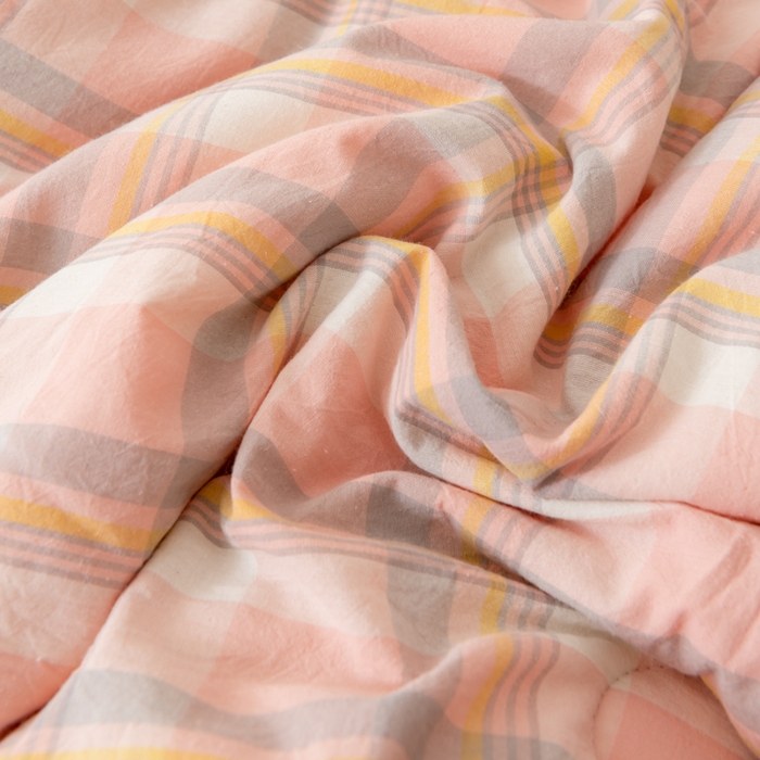 91家纺网 家纺一手货源 找家纺 雯雨家纺 2025新款100%里外全棉纯棉新疆棉花被冬被春秋被夏凉被四季被 简兮 粉