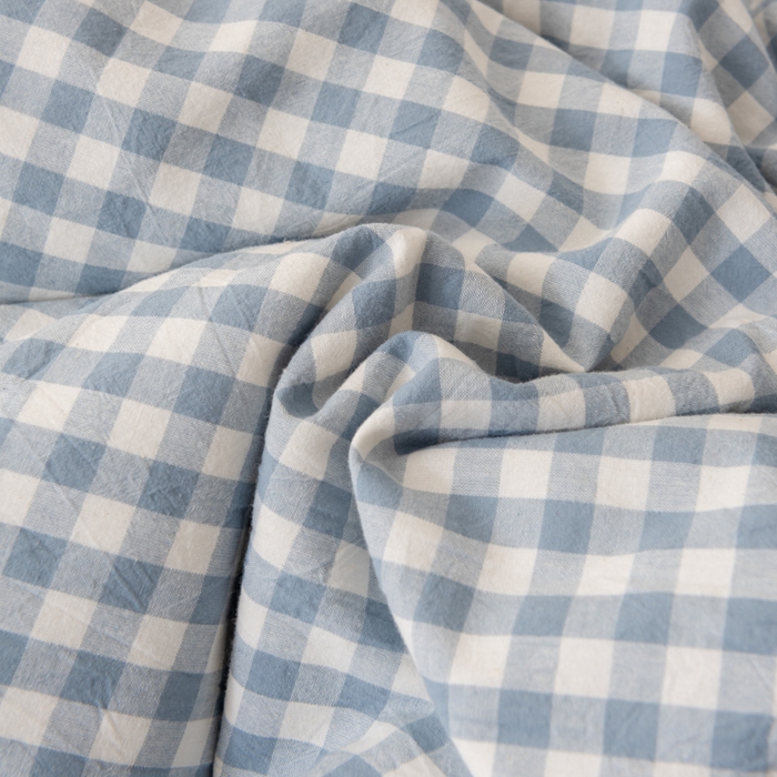 91家纺网 家纺一手货源 找家纺 雯雨家纺 2025新款100%里外全棉纯棉新疆棉花被冬被春秋被夏凉被四季被 蓝小格