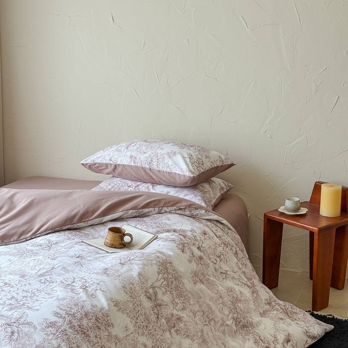 91家纺网 家纺一手货源 找家纺 （总）窝米 2025新款全棉纯棉火山磨毛花卉系列四件套-第三批