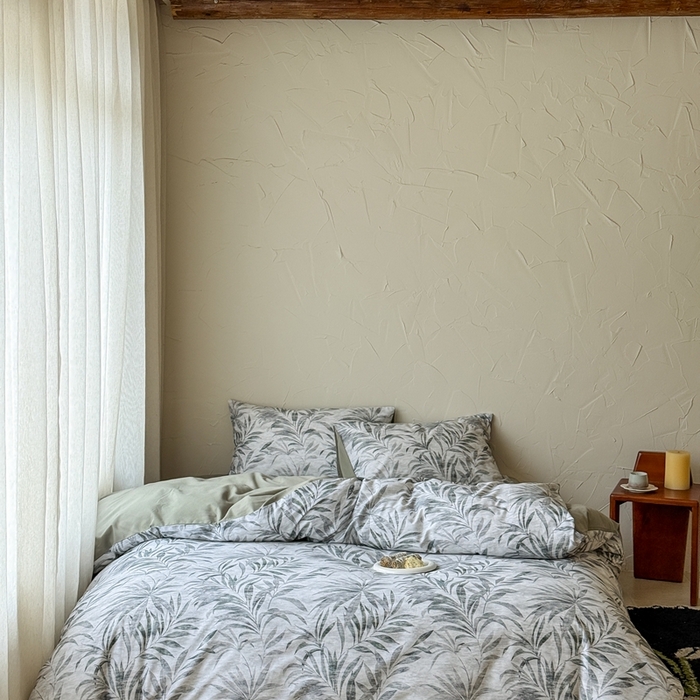 91家纺网 家纺一手货源 找家纺 窝米 2025新款全棉纯棉火山磨毛花卉系列四件套-第三批 柔然