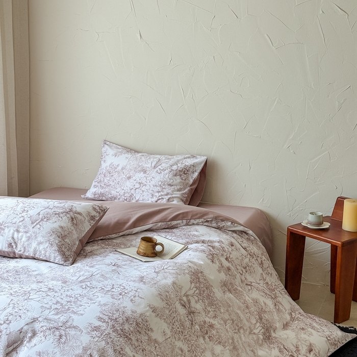 91家纺网 家纺一手货源 找家纺 （总）窝米 2025新款全棉纯棉火山磨毛花卉系列四件套-第三批