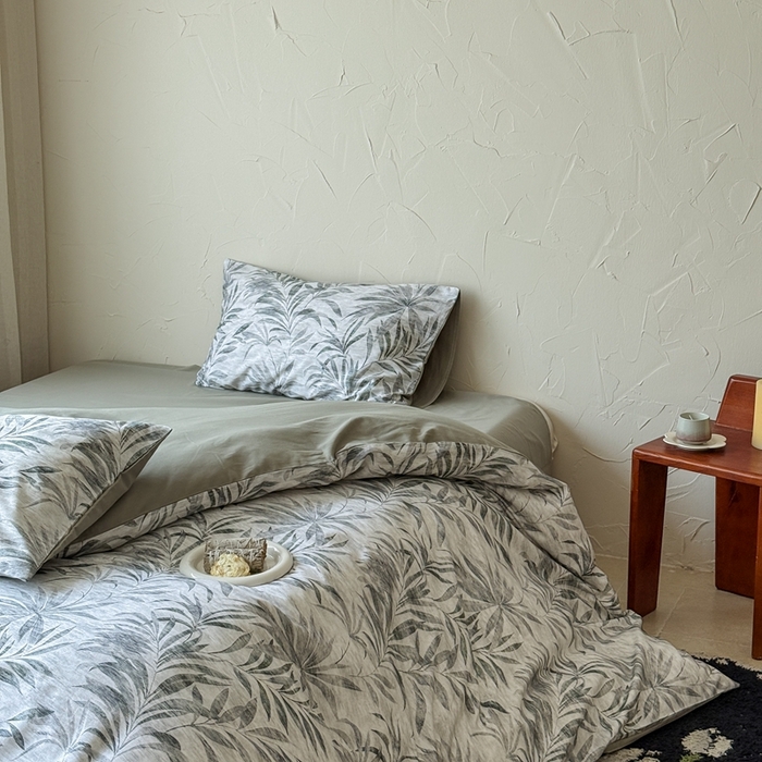 91家纺网 家纺一手货源 找家纺 窝米 2025新款全棉纯棉火山磨毛花卉系列四件套-第三批 柔然