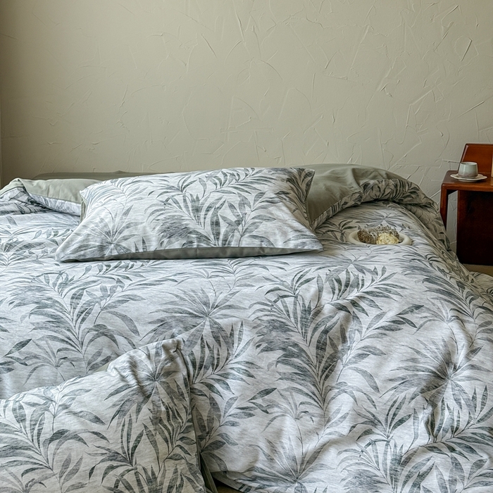 91家纺网 家纺一手货源 找家纺 窝米 2025新款全棉纯棉火山磨毛花卉系列四件套-第三批 柔然