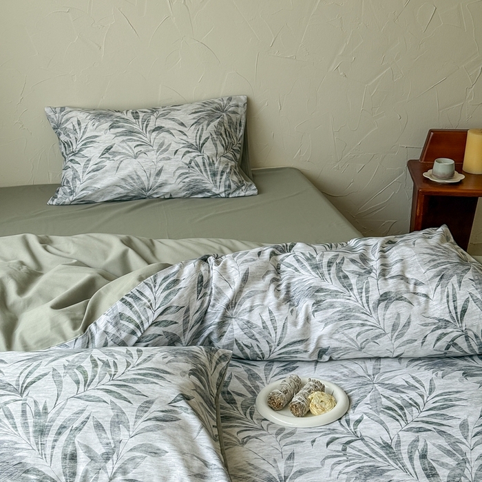 91家纺网 家纺一手货源 找家纺 窝米 2025新款全棉纯棉火山磨毛花卉系列四件套-第三批 柔然