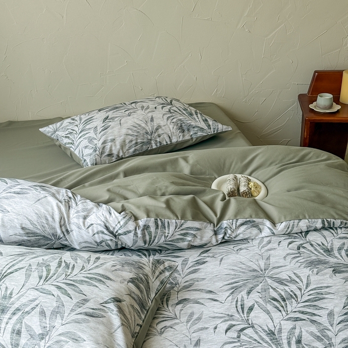 91家纺网 家纺一手货源 找家纺 窝米 2025新款全棉纯棉火山磨毛花卉系列四件套-第三批 柔然