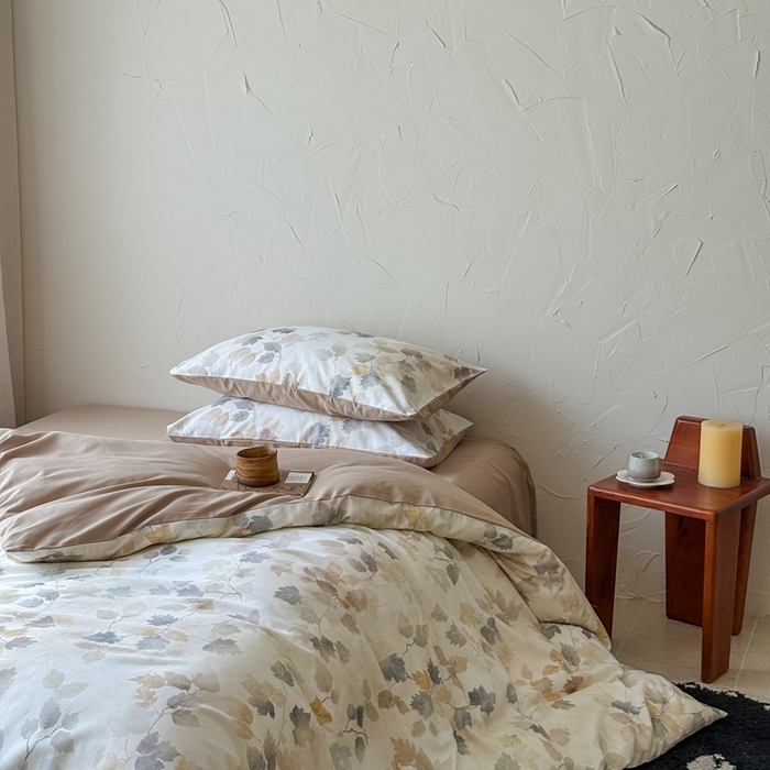 91家纺网 家纺一手货源 找家纺 窝米 2025新款全棉纯棉火山磨毛花卉系列四件套-第三批 颜兮米