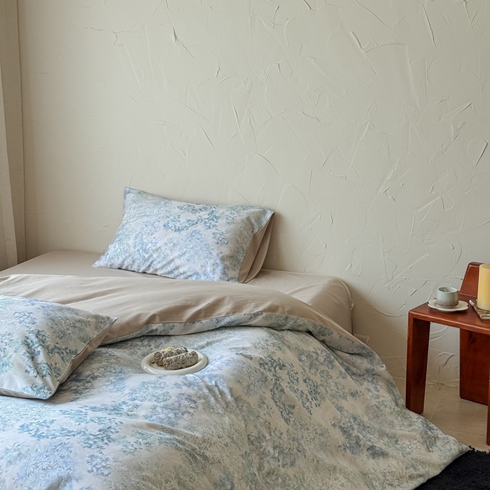 91家纺网 家纺一手货源 找家纺 窝米 2025新款全棉纯棉火山磨毛花卉系列四件套-第三批 如奕