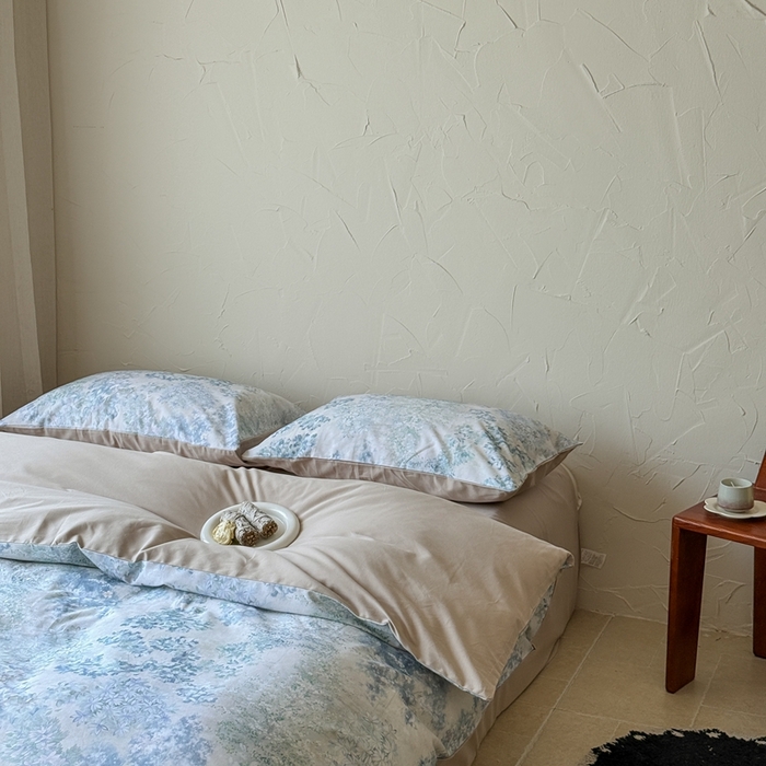 91家纺网 家纺一手货源 找家纺 窝米 2025新款全棉纯棉火山磨毛花卉系列四件套-第三批 如奕