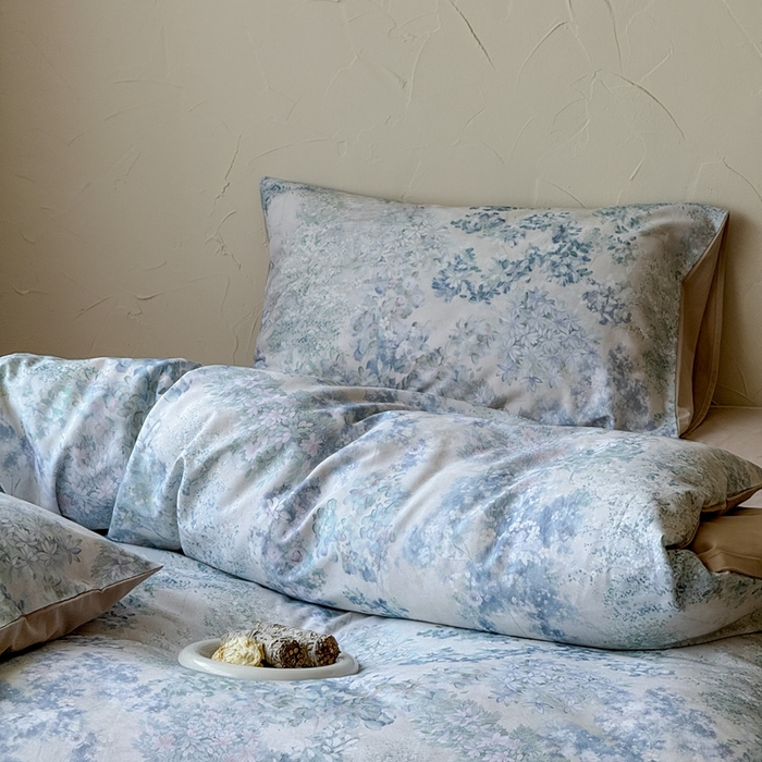 91家纺网 家纺一手货源 找家纺 窝米 2025新款全棉纯棉火山磨毛花卉系列四件套-第三批 如奕