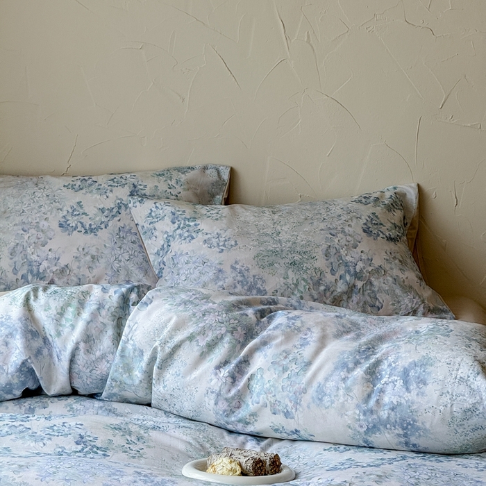 91家纺网 家纺一手货源 找家纺 窝米 2025新款全棉纯棉火山磨毛花卉系列四件套-第三批 如奕