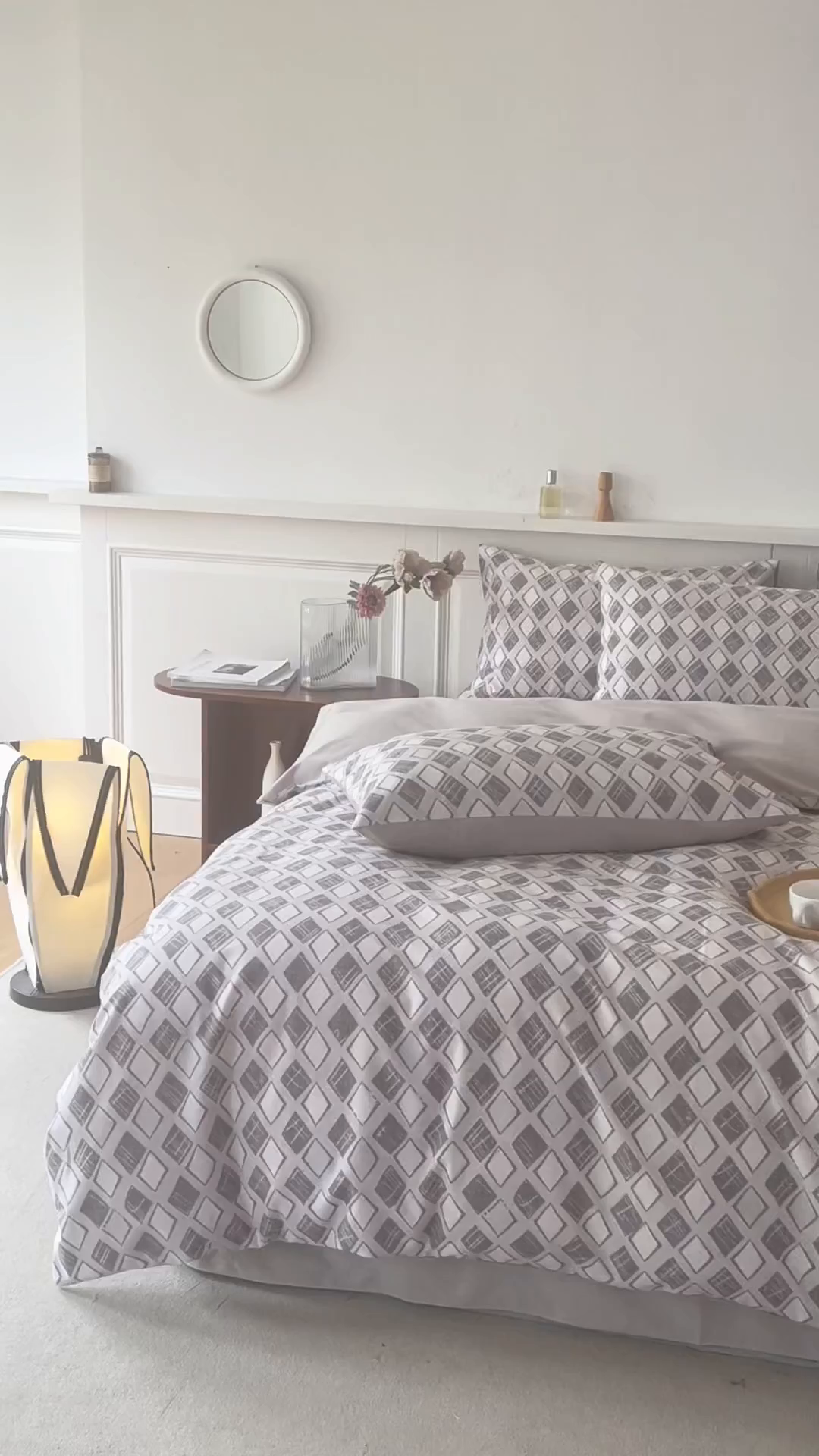 91家纺网 家纺一手货源 找家纺 绫韵家纺 2025秋冬新款印花全棉磨毛冬季加厚纯棉磨毛三件套四件套系列 摩卡