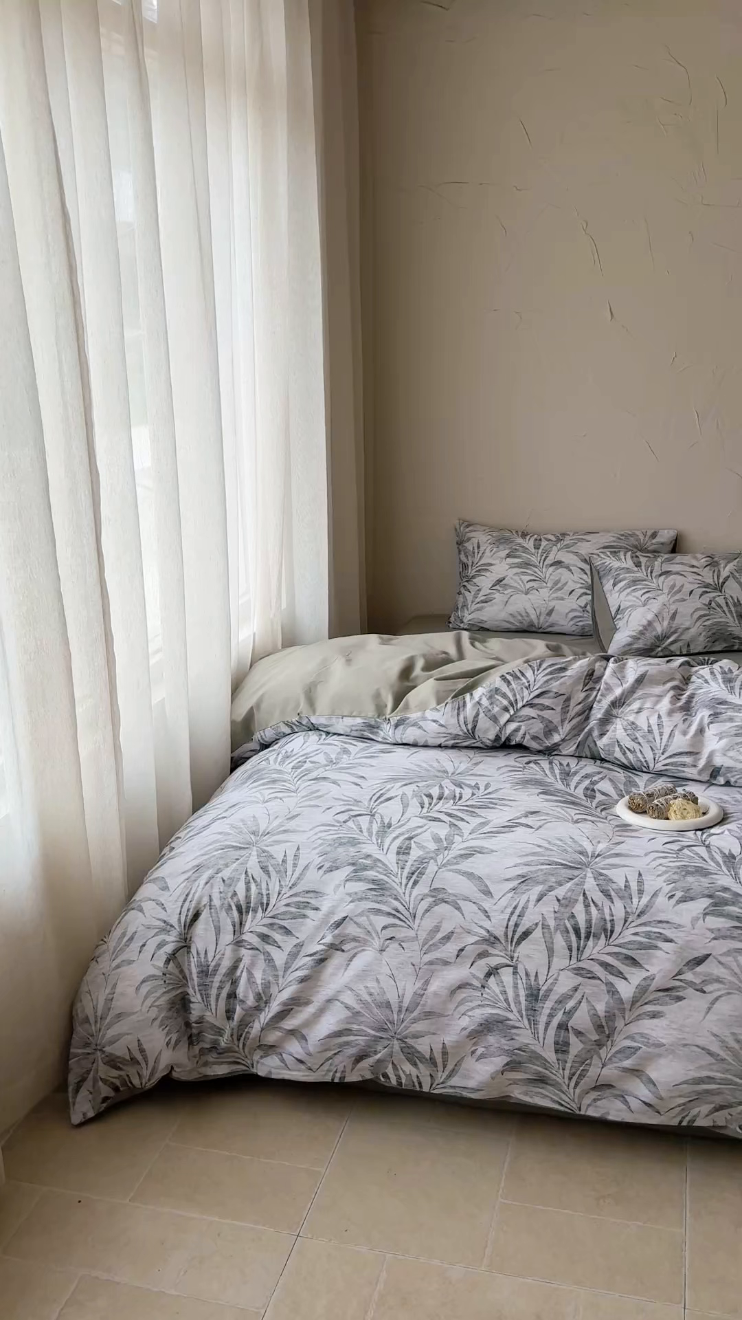 91家纺网 家纺一手货源 找家纺 窝米 2025新款全棉纯棉火山磨毛花卉系列四件套-第三批 柔然