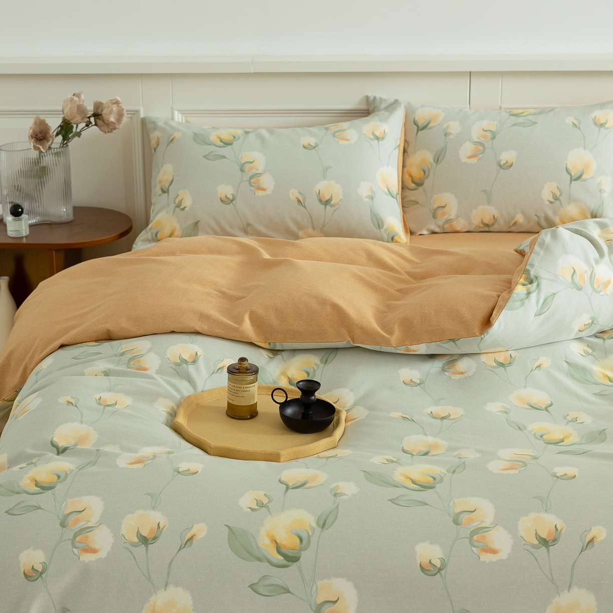 91家纺网 家纺一手货源 找家纺 （总）绫韵家纺 2025秋冬新品生态全棉磨毛冬季纯棉磨毛四件套系列