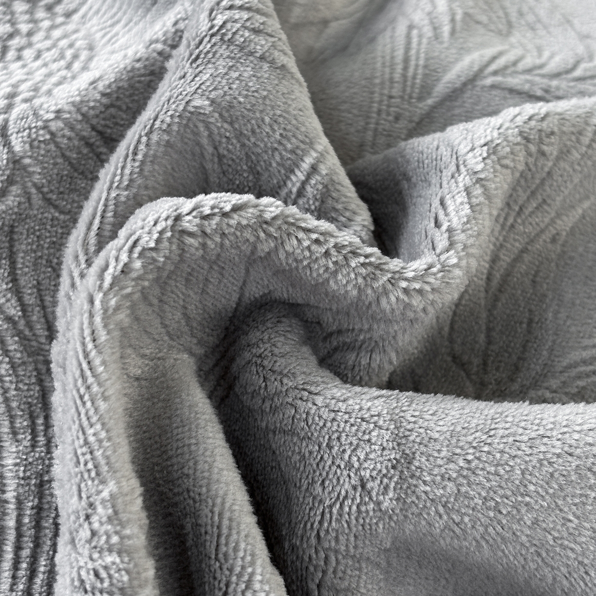 91家纺网 家纺一手货源 找家纺 金艾草 2025新款牛奶绒立体雕花夹棉床盖四件套向日葵-深灰