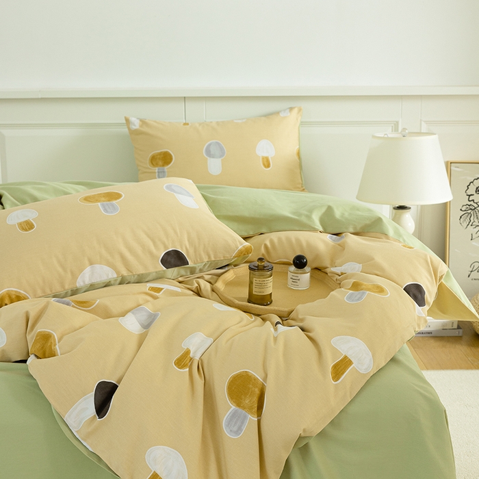 绫韵家纺 2025秋冬新款印花全棉磨毛冬季加厚纯棉磨毛三件套四件套系列 茹茹世界