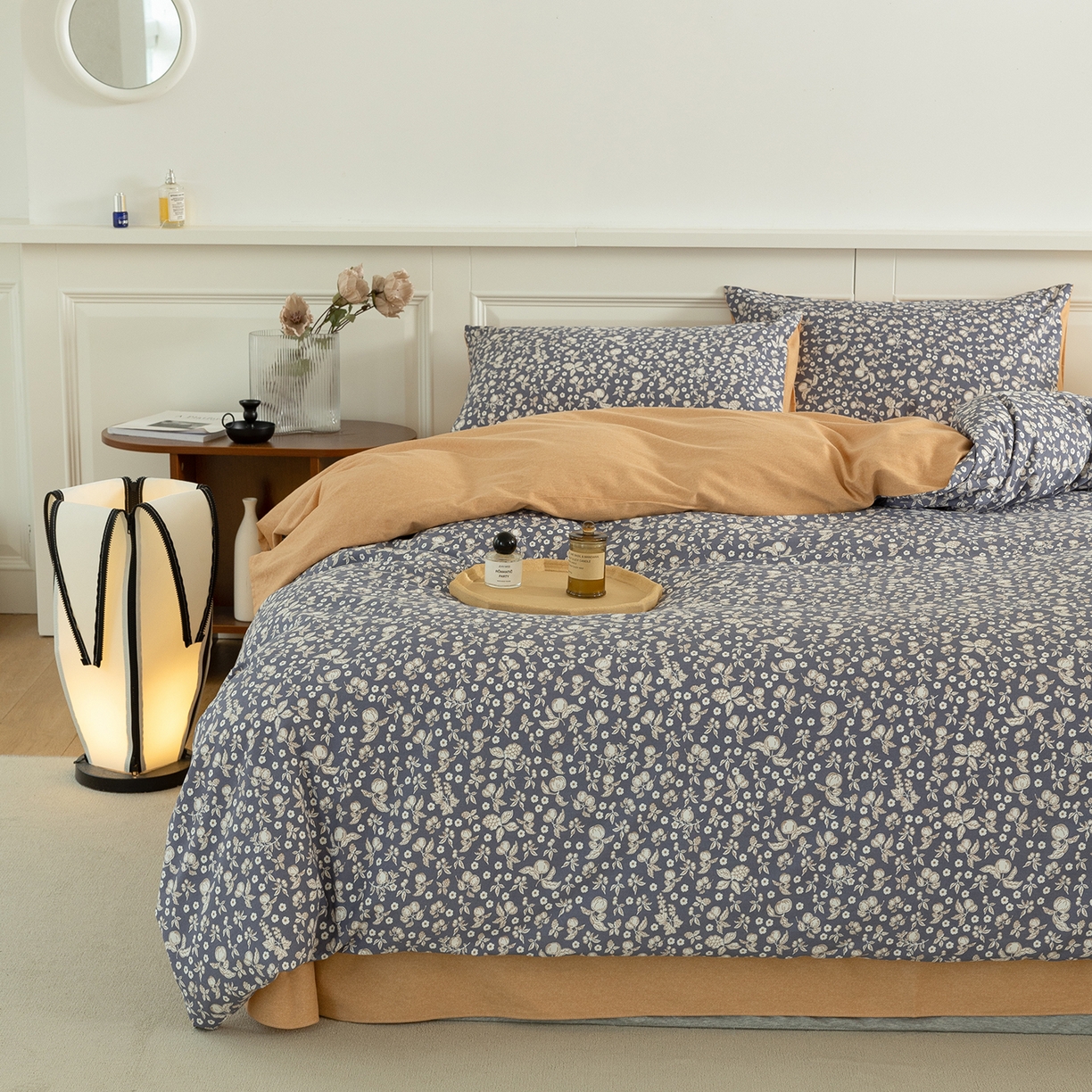 91家纺网 家纺一手货源 找家纺 绫韵家纺 2025秋冬新品生态全棉磨毛冬季纯棉磨毛四件套系列 尔樱