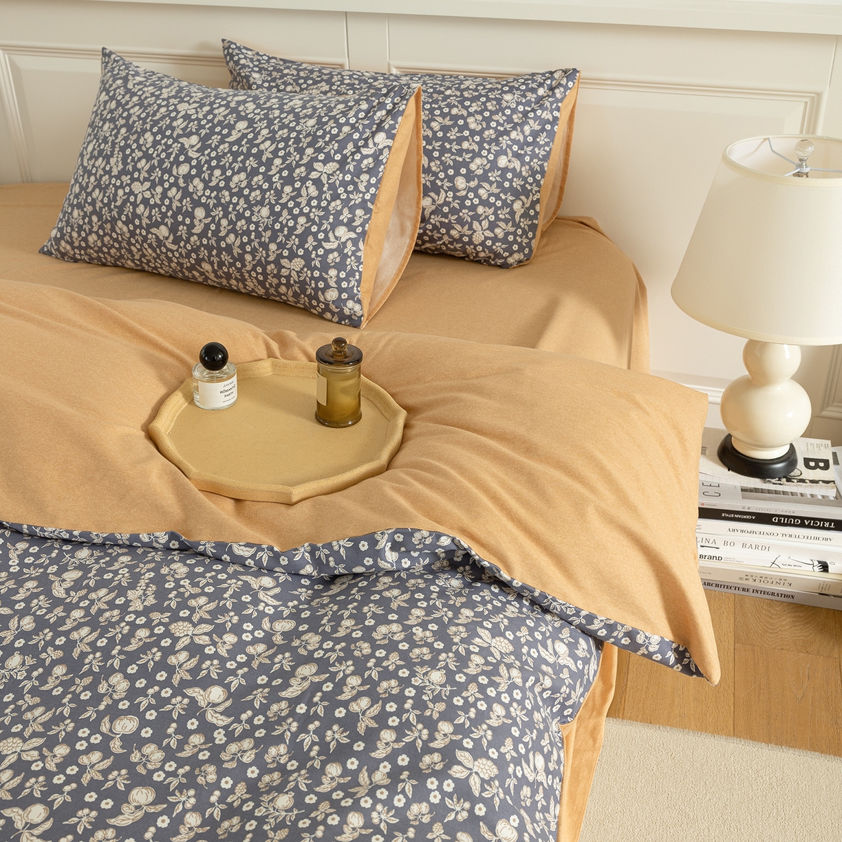 91家纺网 家纺一手货源 找家纺 绫韵家纺 2025秋冬新品生态全棉磨毛冬季纯棉磨毛四件套系列 尔樱