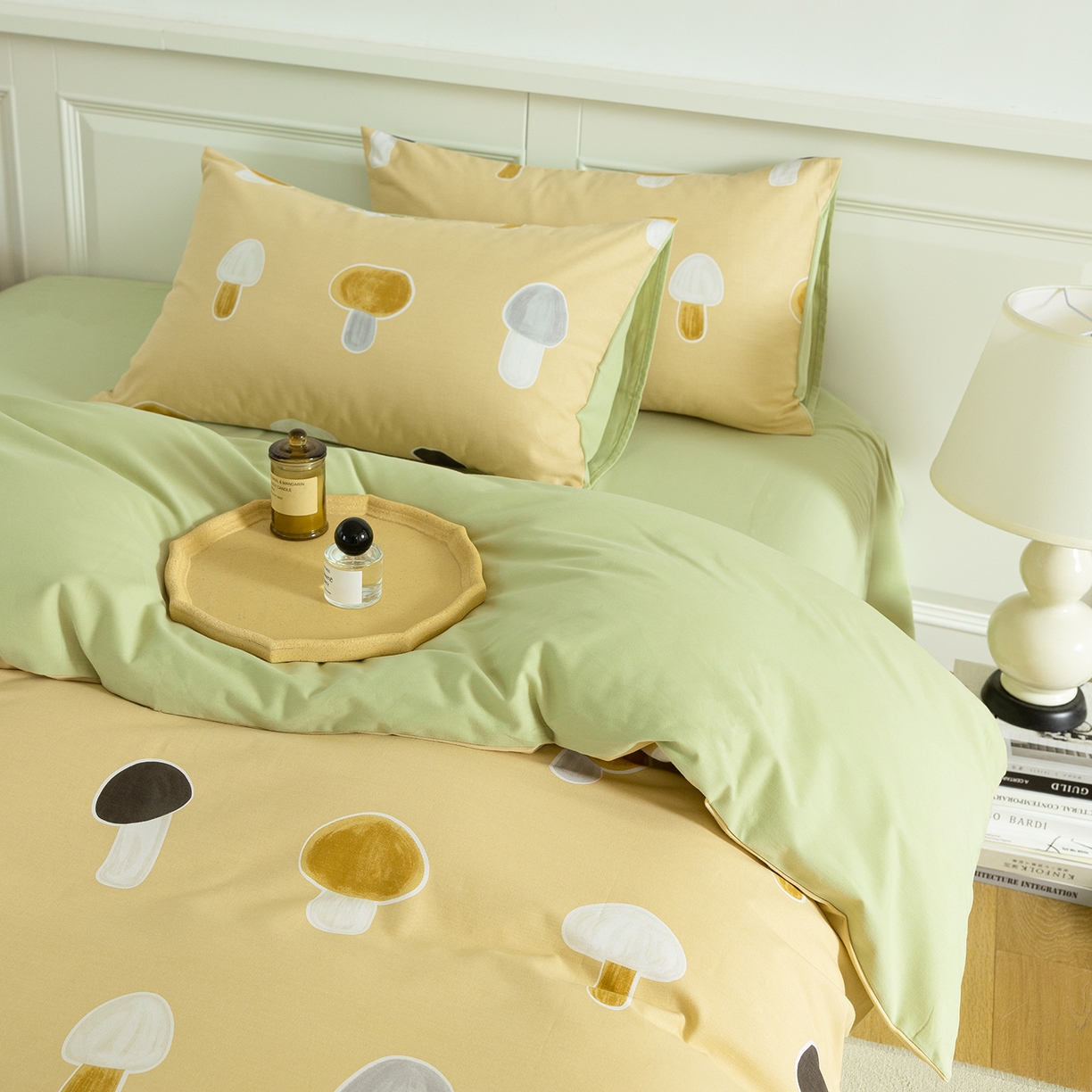 91家纺网 家纺一手货源 找家纺 绫韵家纺 2025秋冬新款印花全棉磨毛冬季加厚纯棉磨毛三件套四件套系列 茹茹世界